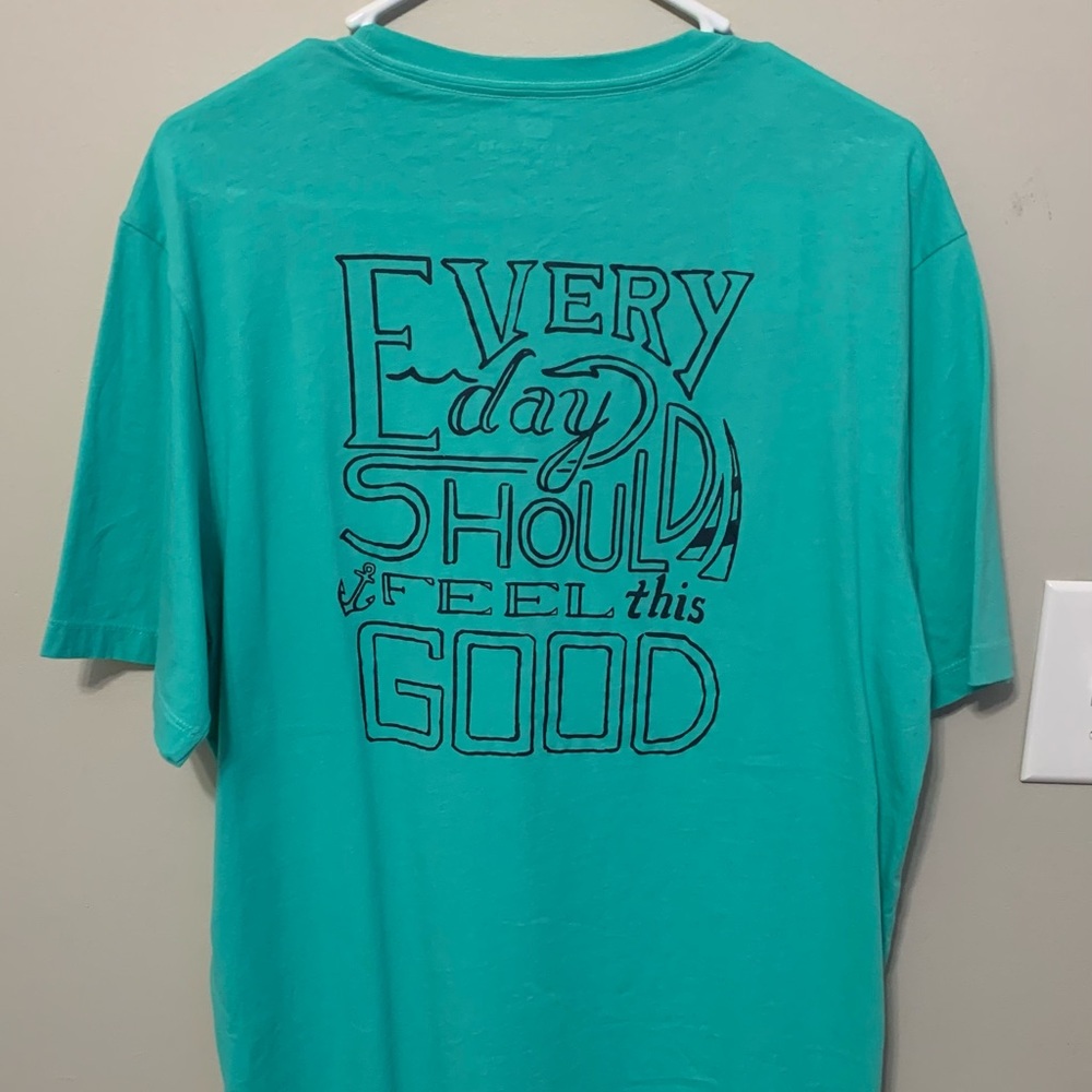 Men’s Vineyard Vines Teal EDSFTG T-shirt